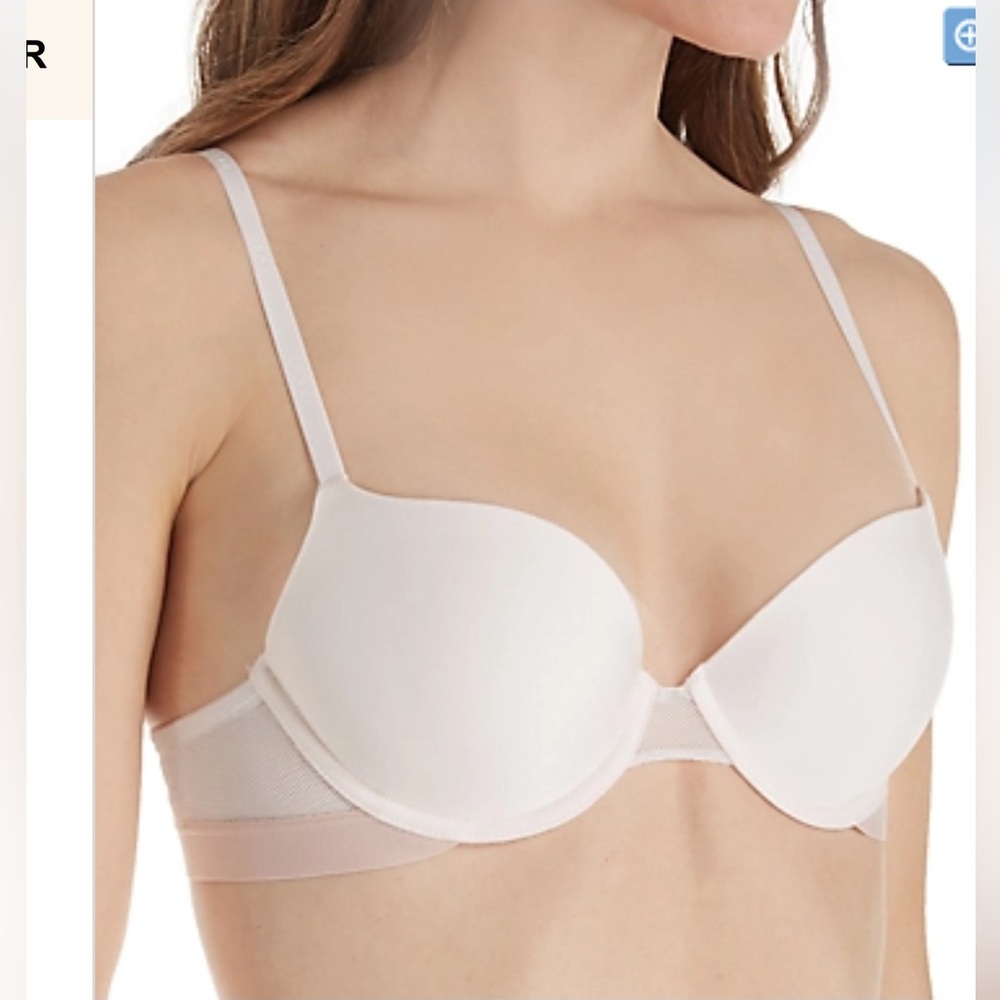 NWT DKNY Fishnet Spacer T-Shirt Underwire Bra Convertible Racerback DK494 32DD
